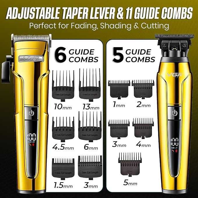 НЕМСКИ VGR V-694 – 3 в 1 Професионален Комбо Сет (Златен)