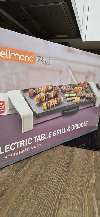Grătar electric grill Delimano Perla 2300 W termostat reglabil