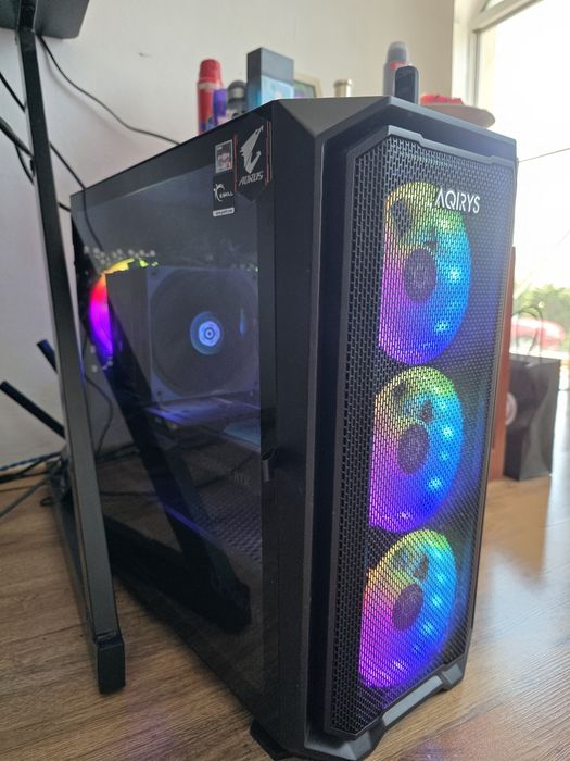 Vand/schimb Pc gaming , r5 5600, rtx5060, 32 ram, 1tb ssd m2