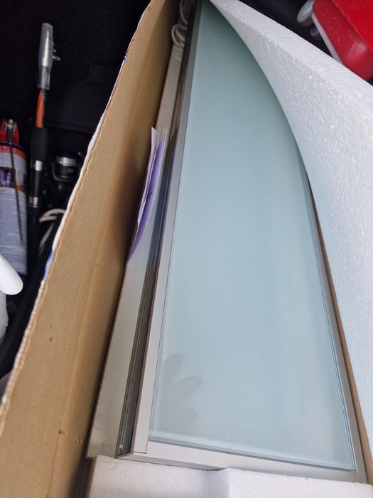 Raft luminos ANTHEA, 900mm, 21W/230V, Aluminiu, Sticla Opaca