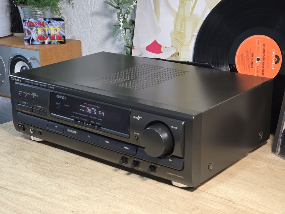 Reveiver TECHNICS SA-EX120, amplituner hifi stereo, retro