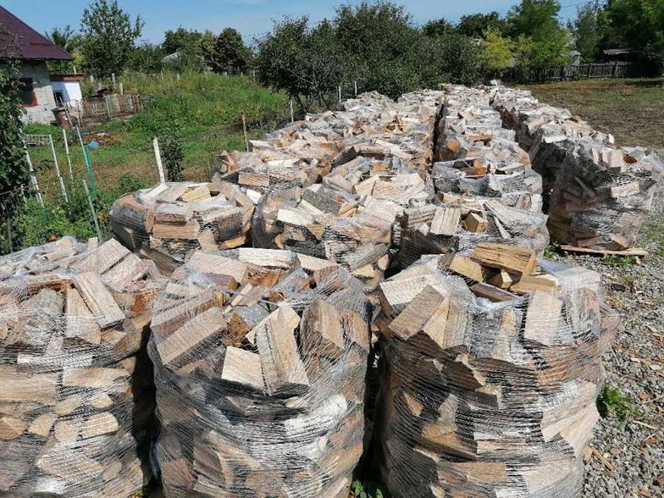 Lemn de foc (tăiat, crăpat, paletizat)