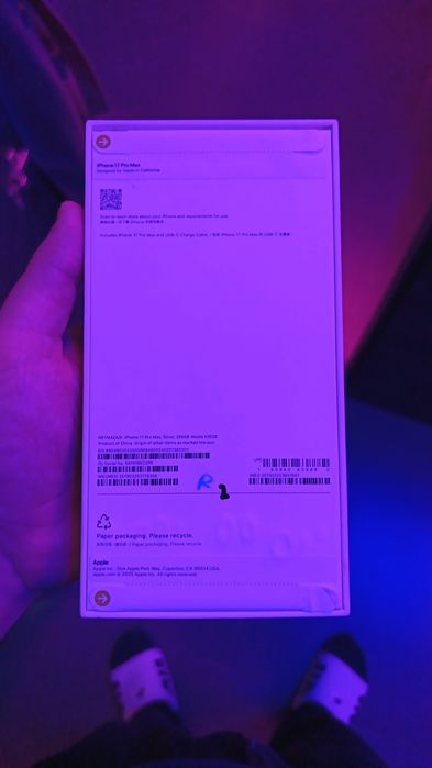 IPhone 17 pro Max 256 silver