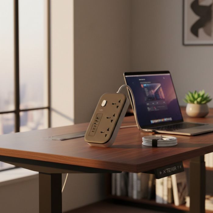 Разклонител KL GO PS-300 2500W с USB зареждане и защита за безопасност