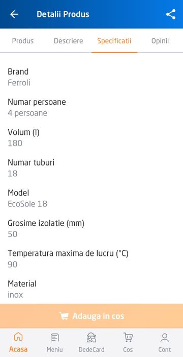 Panou solar nepresurizat pt apa calda