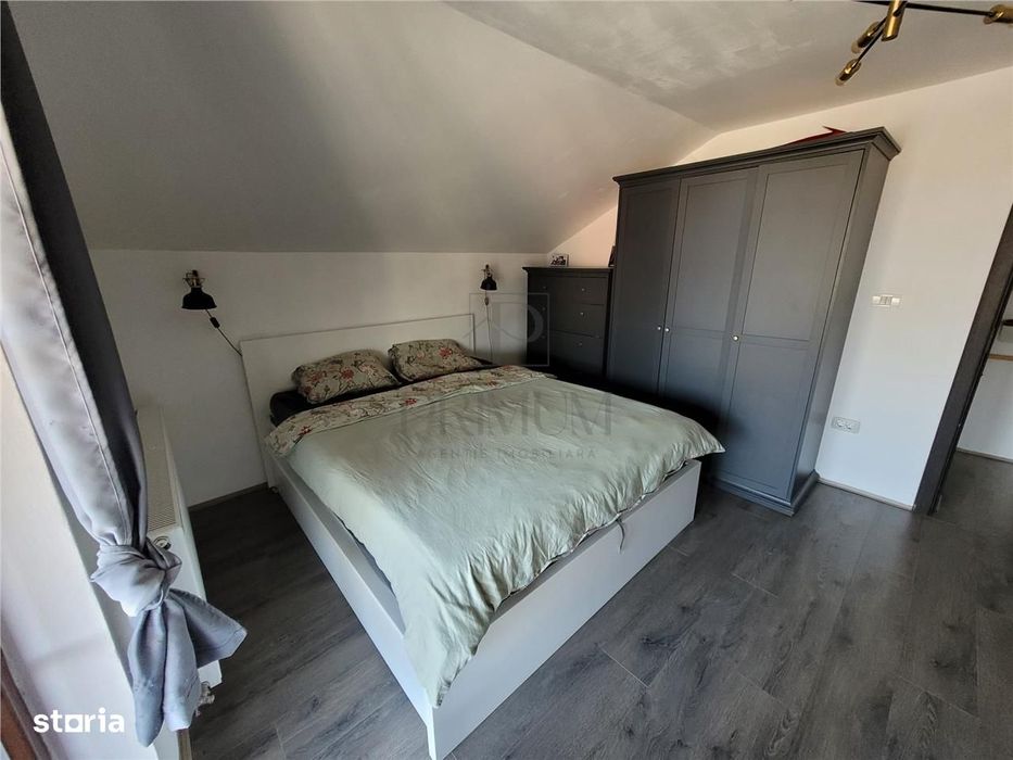 Duplex mobilat si utilat - perete dublu - teren 544 mp
