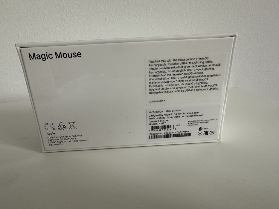 Apple Magic Mouse Sigilat – Nou, Neutilizat