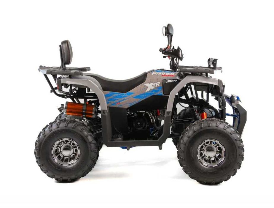 ATV XTR Pro Farmer 019, roti 8 inch, 150cc, 3+1 viteze, gri/albastru