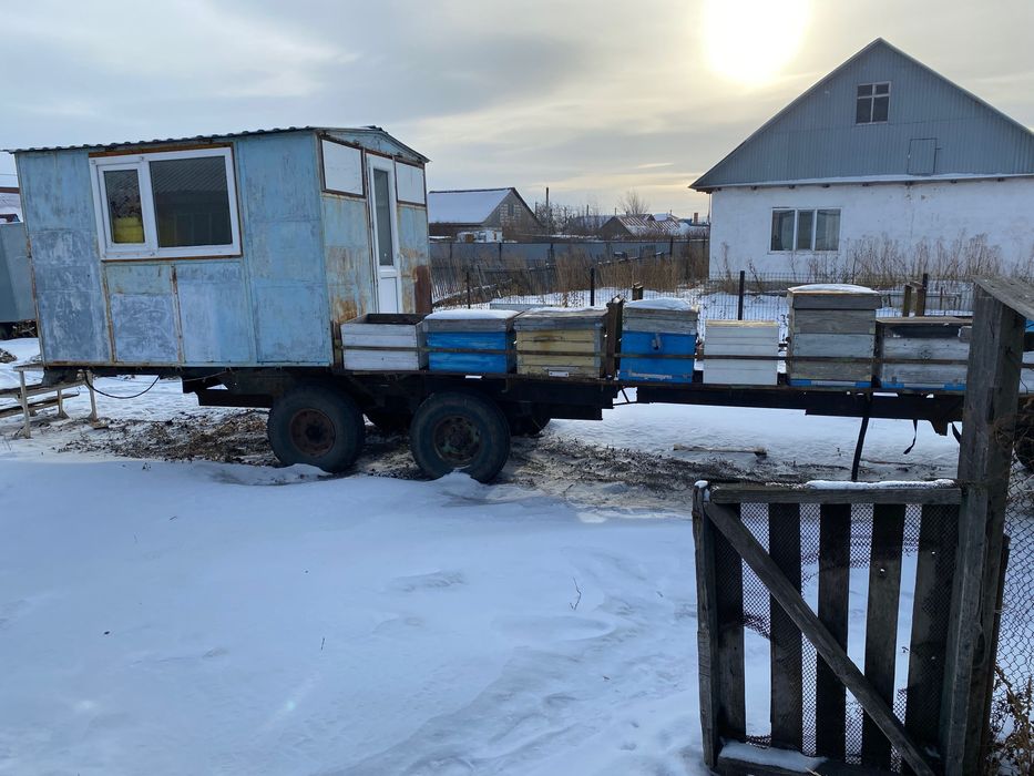 Пчеловодческий прицеп для ульев