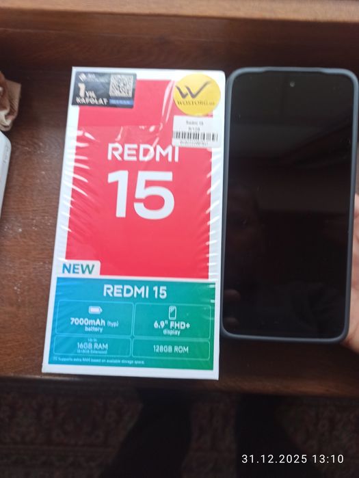 Продается сотовый телефон REDMI 15 16GB/128GB