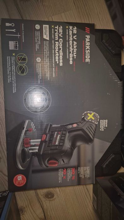 Parkside Performance акумулаторна оберфреза /кантираща машина/ 12V, Н