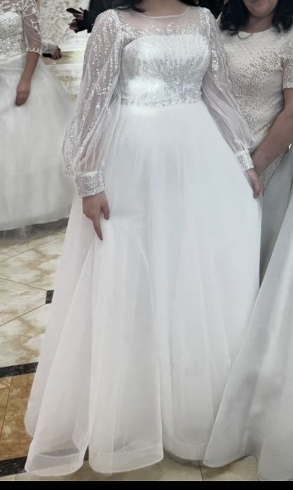 Платье свадебное белое