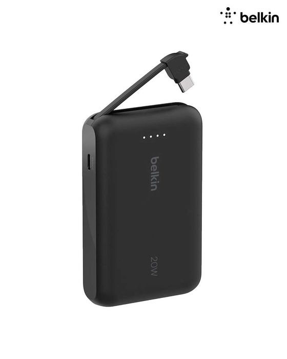 Повербанк Belkin с интегрированным кабелем (10.000 mAh)