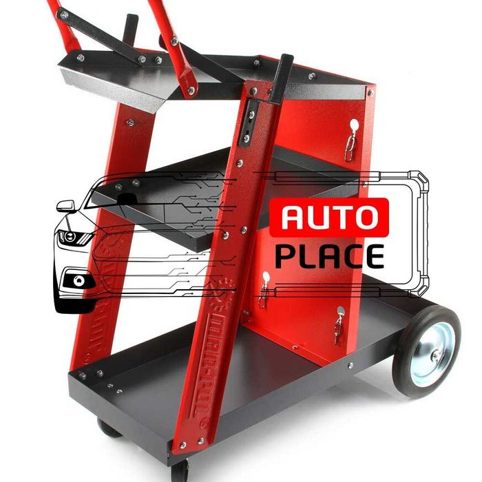 Количка за заваръчни апарати – електрожени до 60 кг Mar-Pol