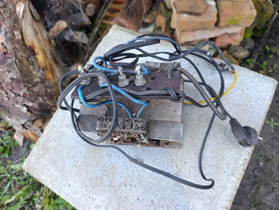 Мотор от пералня преработена ос със резба  за фин циркуляр