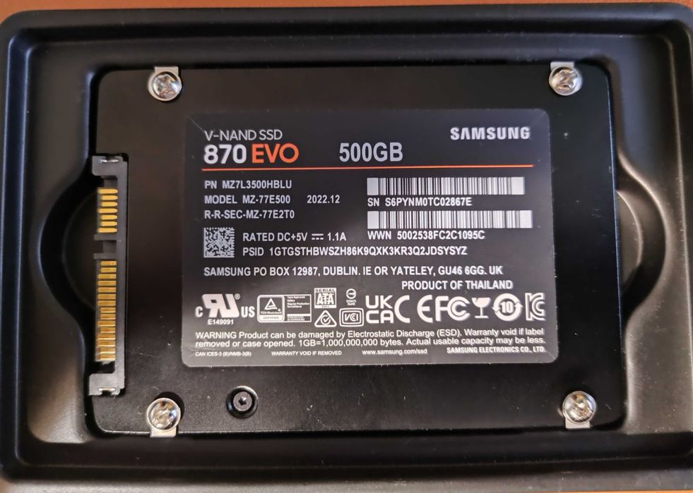 2.5" SSD  Samsung 870 EVO 500 Gb