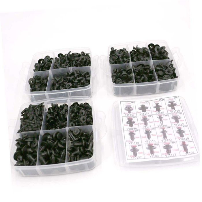 Комплект универсални щипки за Автомобил - 625 броя.