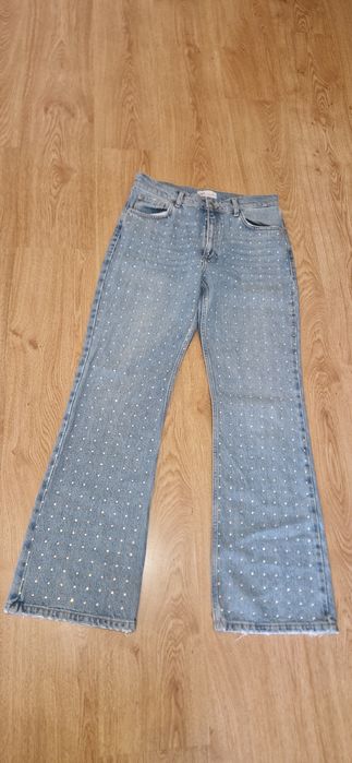 Jeans cu pietre Zara 38