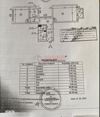 Apartament 2 camere Sector 4 -  Straja