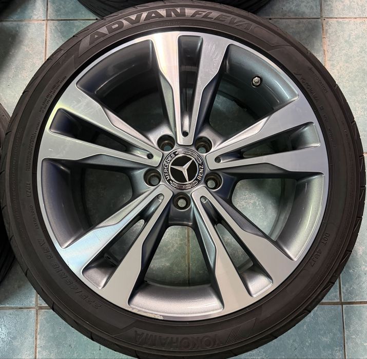 Jante aliaj R18 originale Mercedes C-Classe W205 A W177 CLA B W247 225/45/18 vara