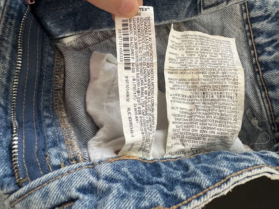 Zara шорты mom fit