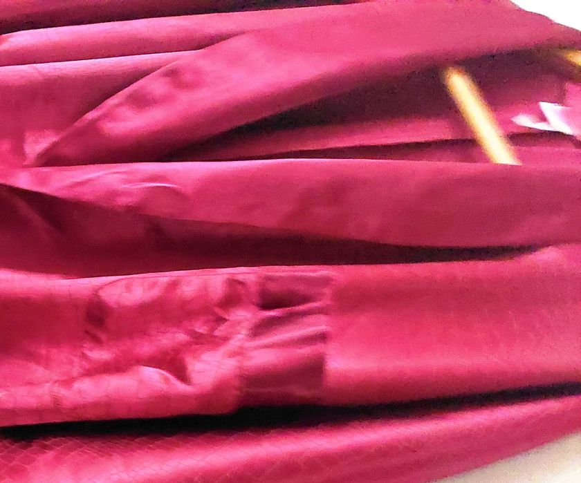 Луксозен мъжки домашен халат в наситен червен цвят