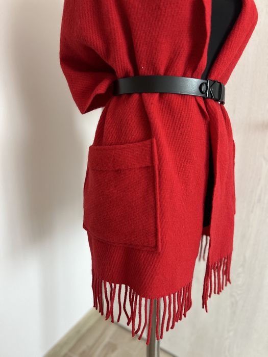 Fular/ Poncho din 100% lana naturala