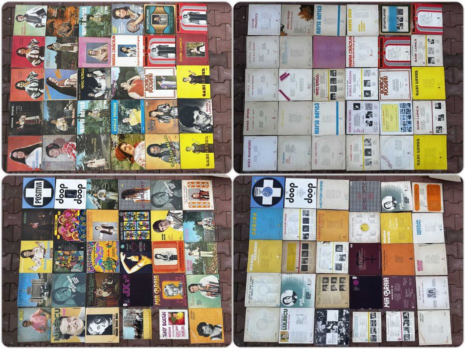Colectie discuri vinil - aprox 300 discuri