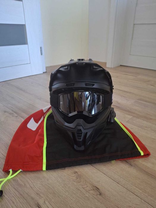 LS2 MX708 Fast II каска + очила SHOT + интерком CLAUSTEEL-Wayxin T2