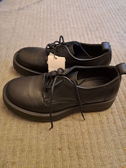 Pantofi din piele Zara cu talpa volum 5 cm ,model Balenciaga