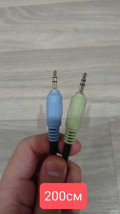 Аудиокабель AUX 3.5мм (mini-jack]