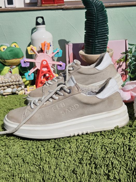 Elbsand кецове естествен велур N41