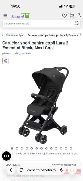 Carucior maxi cosi lara 2 practic