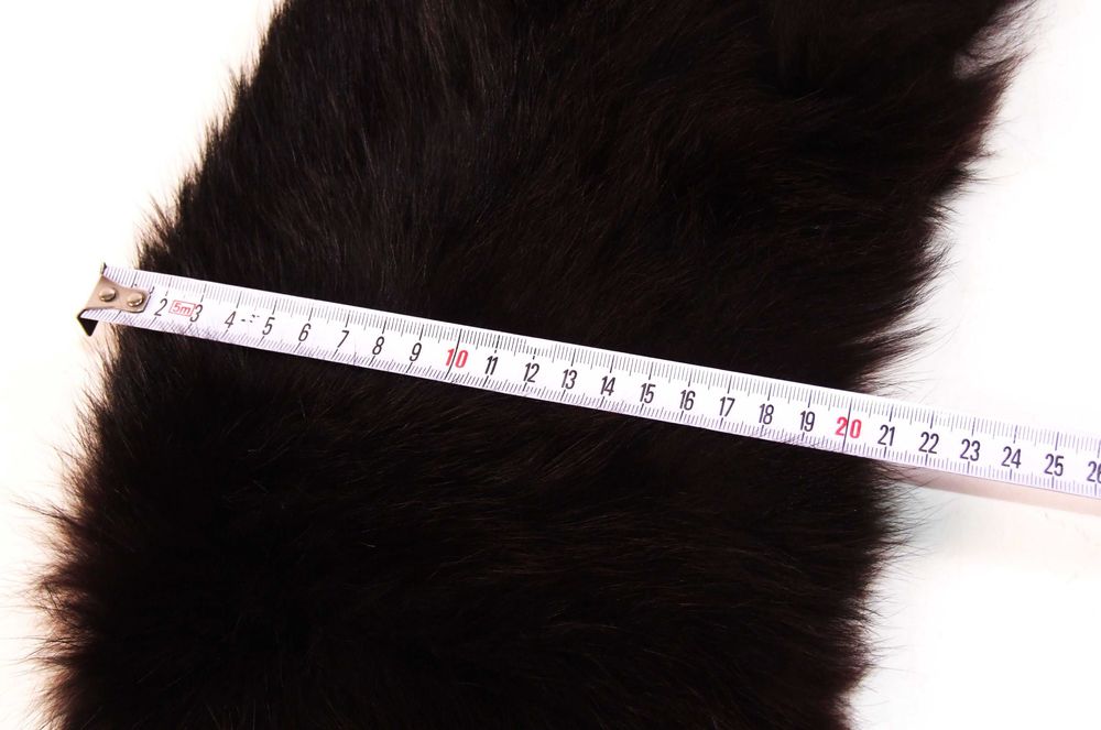 GULER blana naturala vulpe neagra, luxos, bogat, Made in Germany, NOU