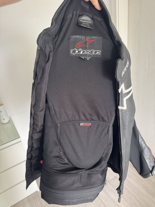 Geaca moto piele Alpinestars Faster v2