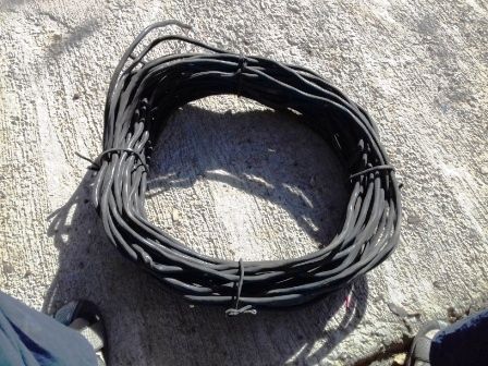 Кабель СПБу 5х1,0 медный, новый, остаток 44 метра