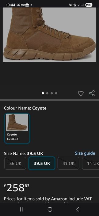 Bocanci Oakley. Nr. 40