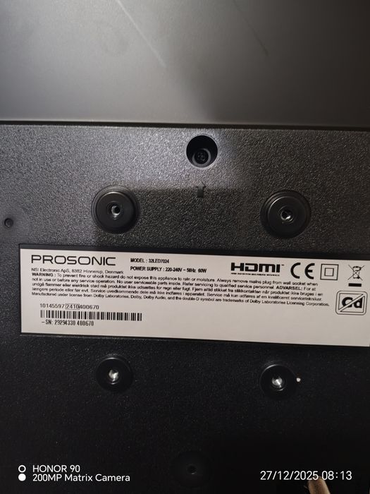 Televizor led HD , marca Prosonic