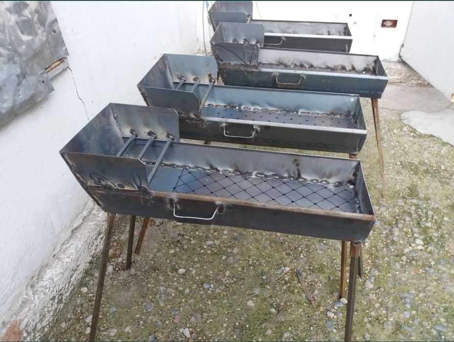 Мангал с съемными ножками 80×26