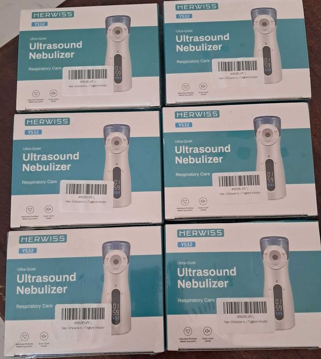 Ултра тих ултразвуков инхалатор HERWISS YS32 Грижа за дишането у дома – лесно, удобно и почти безшумно! Подходящ за деца и възрастни