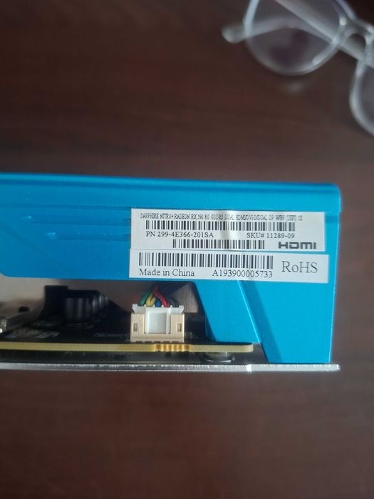 Placa Video Sapphire Nitro+ Radeon RX 590 8GB GDDR5 - Ca nouă