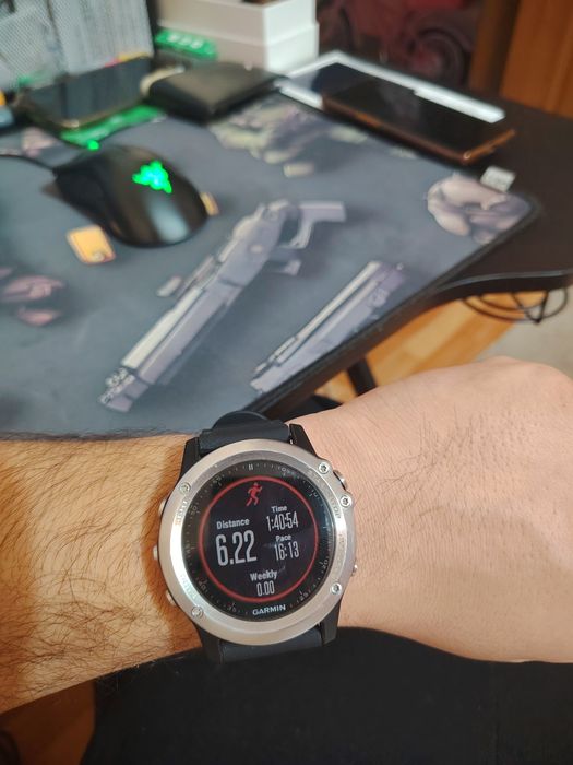Ceas Garmin fenix 3 HR silver