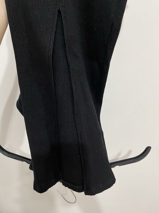 Чёрное облегающее платье Bershka