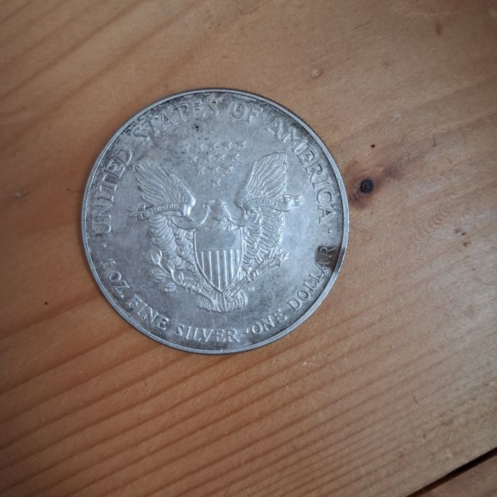 Moneda americana argint pur 2003