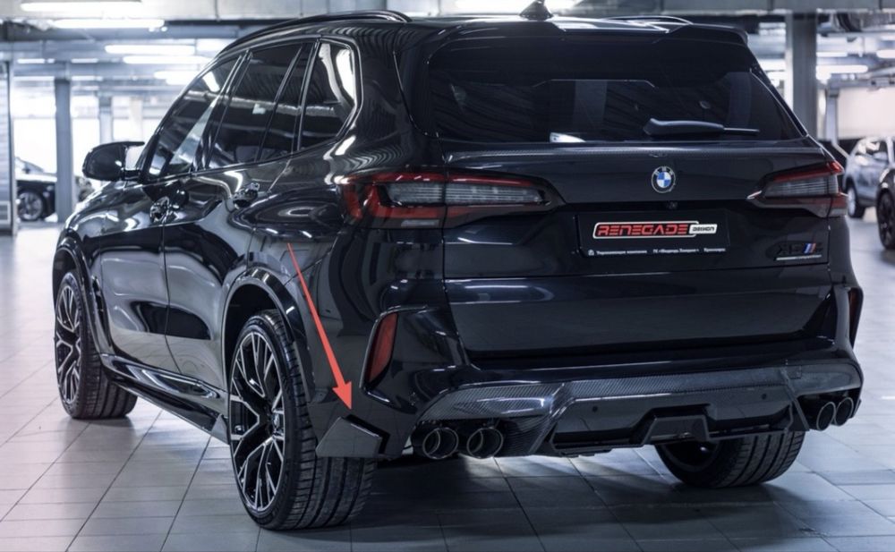 Prelungiri coltare bara spate carbon BMW X6M F96 X5M F95