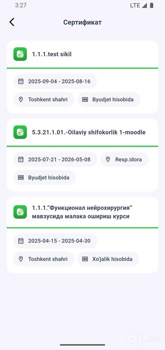 Mobil ilovalar ishlab chiqish xizmati (Android / iOS)