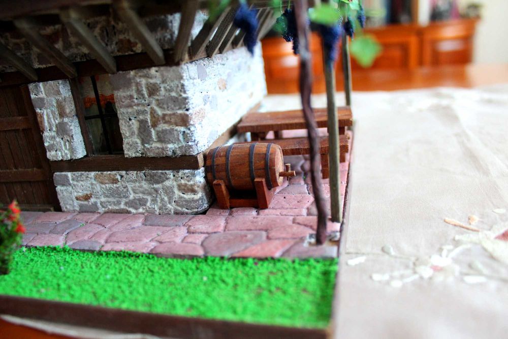 Възрожденска къща макет диорама