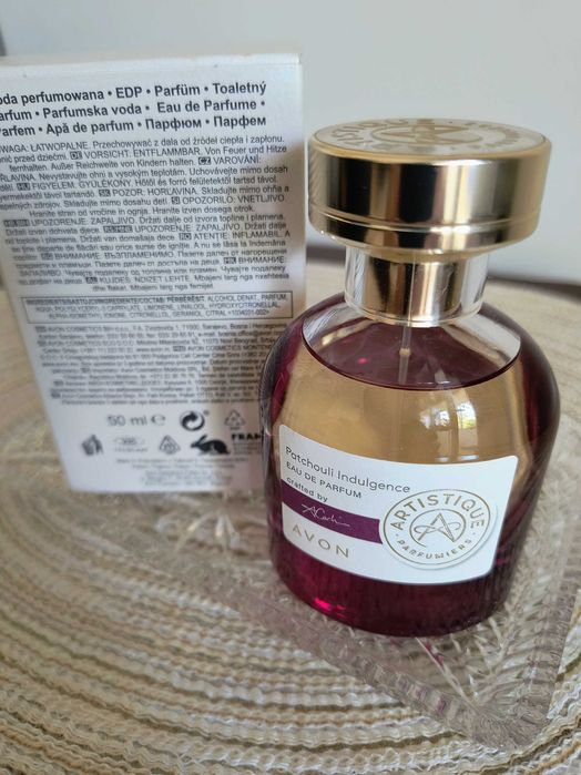 Avon Artistique Patchouli Indulgence EDP 50 ml – doar testat, cu cutie
