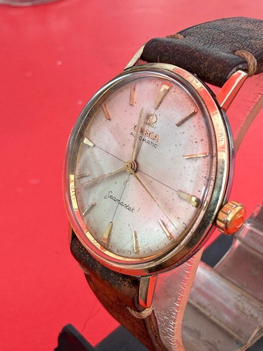 Omega Seamaster automatic Servisat Bezelul aur 18k