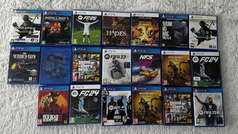 Диски на пс фифа гта мк